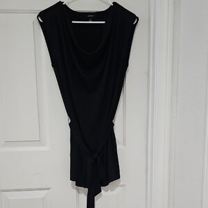 Alfani Black Drape Blouse. Like New!